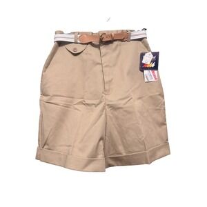 Styleur Wear Boys Shorts Khaki Belted Cuffed New with Tags‎ Size 12